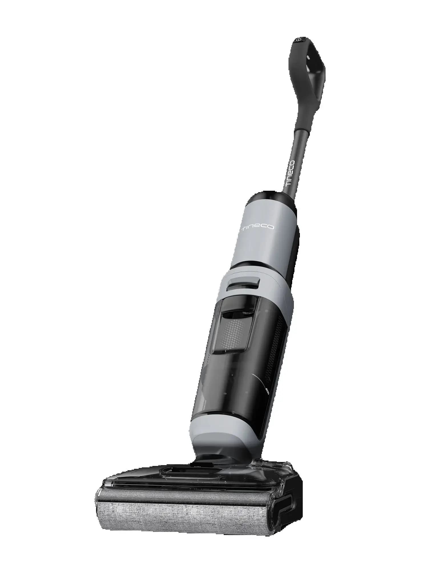 Tineco FLOOR ONE i5 Stretch Nat Droogstofzuiger, 2-in-1 zuig- en doekjes, 180 °   Lay-Flat Wash-stofzuiger, 20 kPa zuigkracht, dubbelzijdige