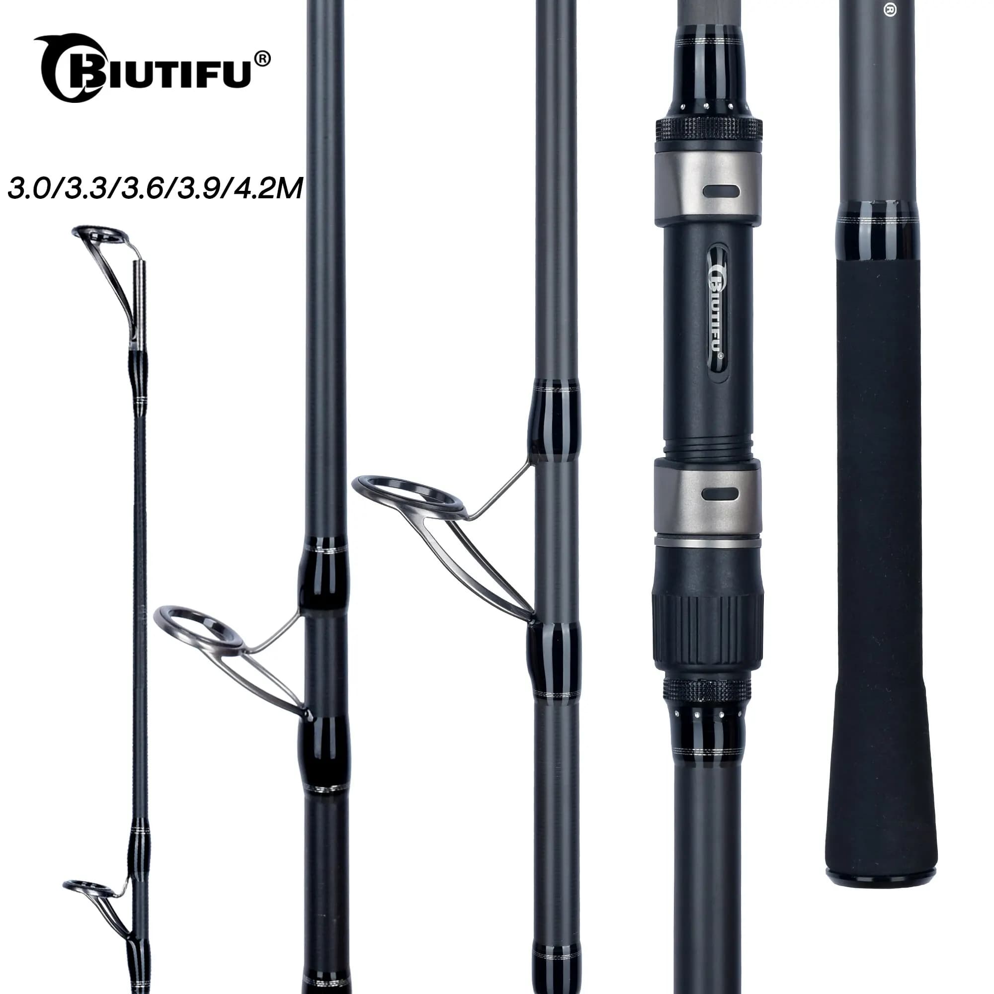 BIUTIFU BIGFISH Karper Surfcasting Hengel 3.0/3.6/3.9/4.2/4.5m T800Carbon 3.5lb Shore Casting 40-200g Spinning Hard Rock Pole
