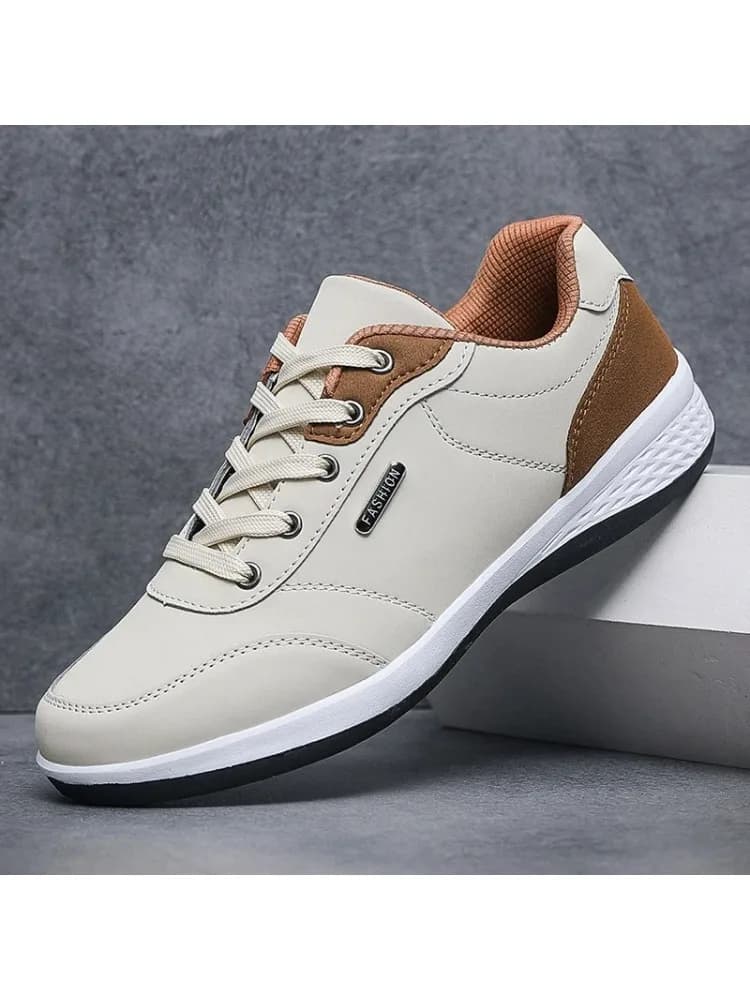 Mannen Schoenen Lente Herfst Waterdichte Wandelschoenen Sneakers Vrije tijd Mannelijke Lederen Sportschoenen Antislipschoenen Tennis voor Mannen