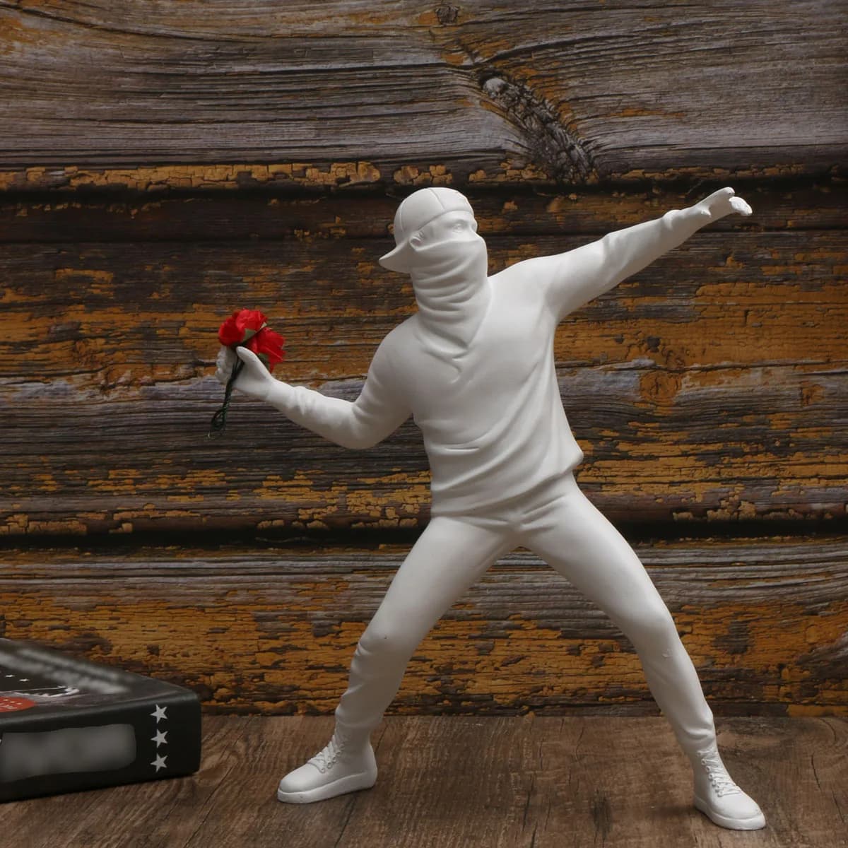 1 PC Hars Banksy Sculpturen Bloemenwerper Beeldje Huisdecoratie Bureauaccessoires Verzamelbaar Figuur Decoratief Interieur