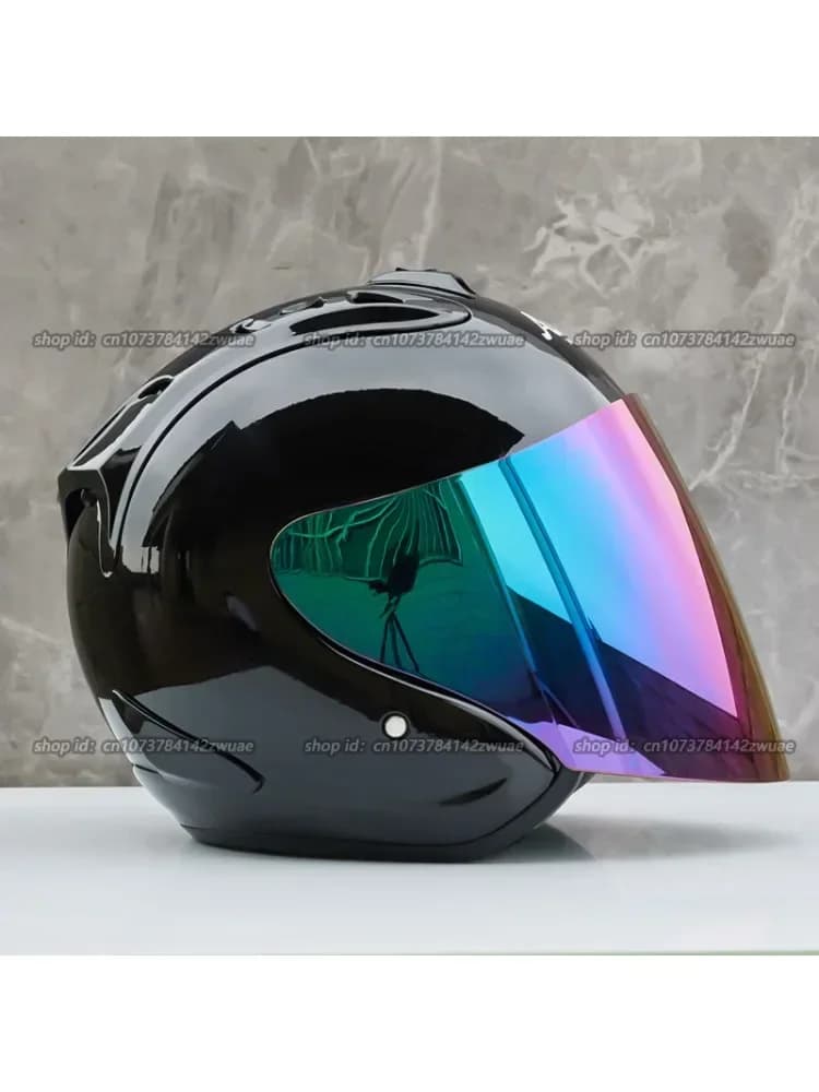 Ram4 Heldere Zwarte Halve Helm Heren en Dames Motor Off-Road Zomerhelm Downhill Racing Mountain Cross Casco Capacete