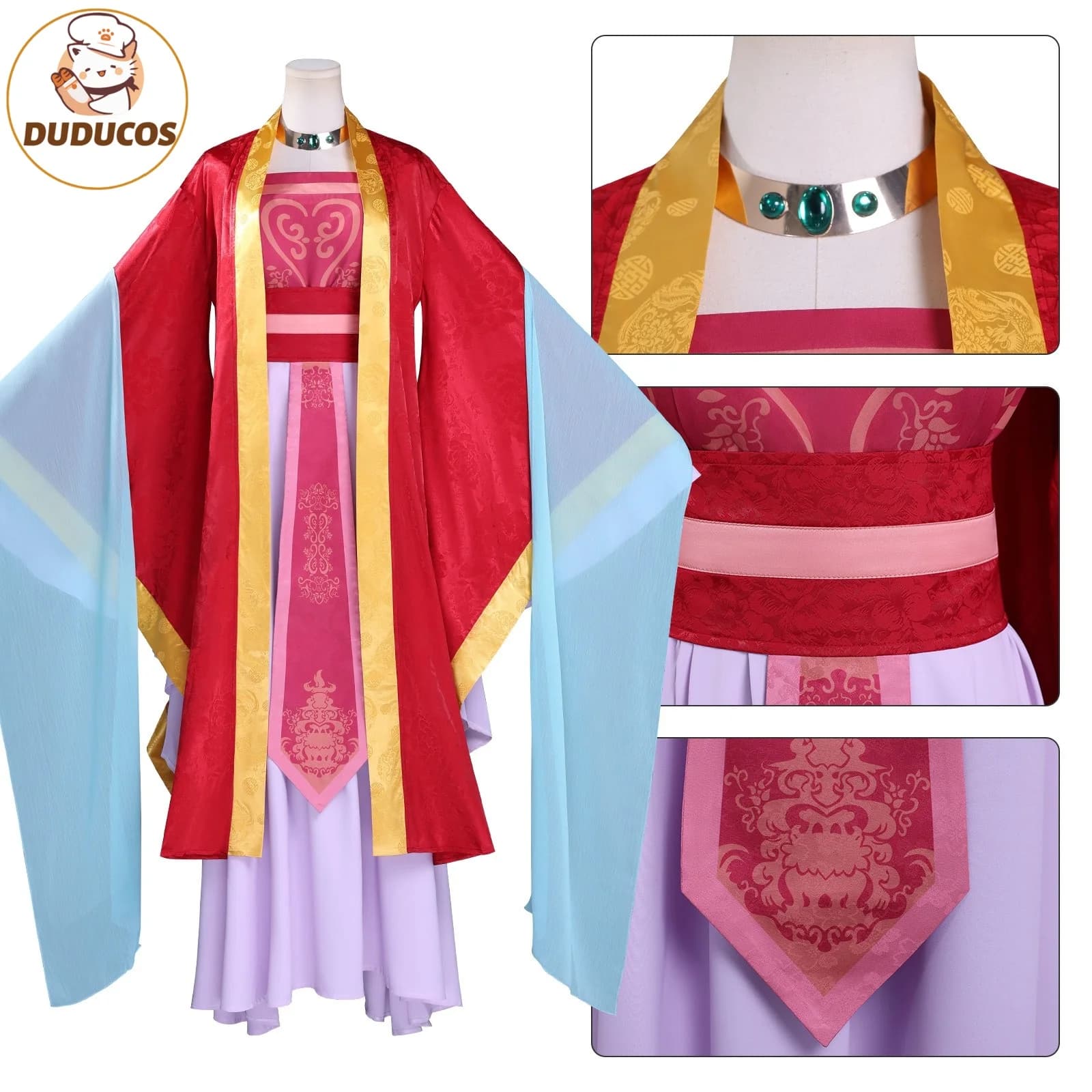 De Apothecary Diaries Rifa Cosplay Kostuum Pear Blossom Concubine Cos Jurk Uniform Halloween Rollenspel Party voor volwassen vrouwen