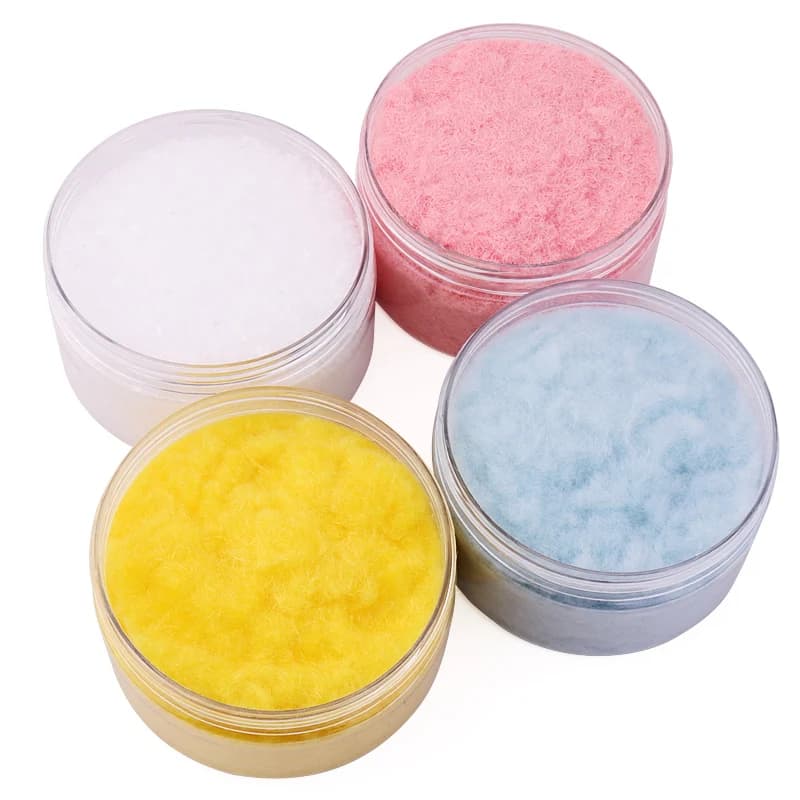 50G/Fles Nylon Poeder Voor Kunst Ambacht Maken Fuzzy Flocking Poeder Pluche Poeder Voor Siliconen Model Decoratie Decompressie Speelgoed