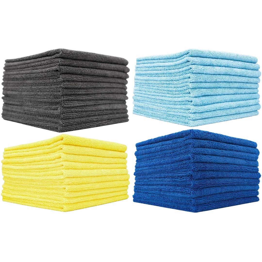 10 STKS randloze Microfiber Auto Cleaning Handdoeken Multifunctionele Auto Detaillering Handdoek Automotive Wassen droge Doek