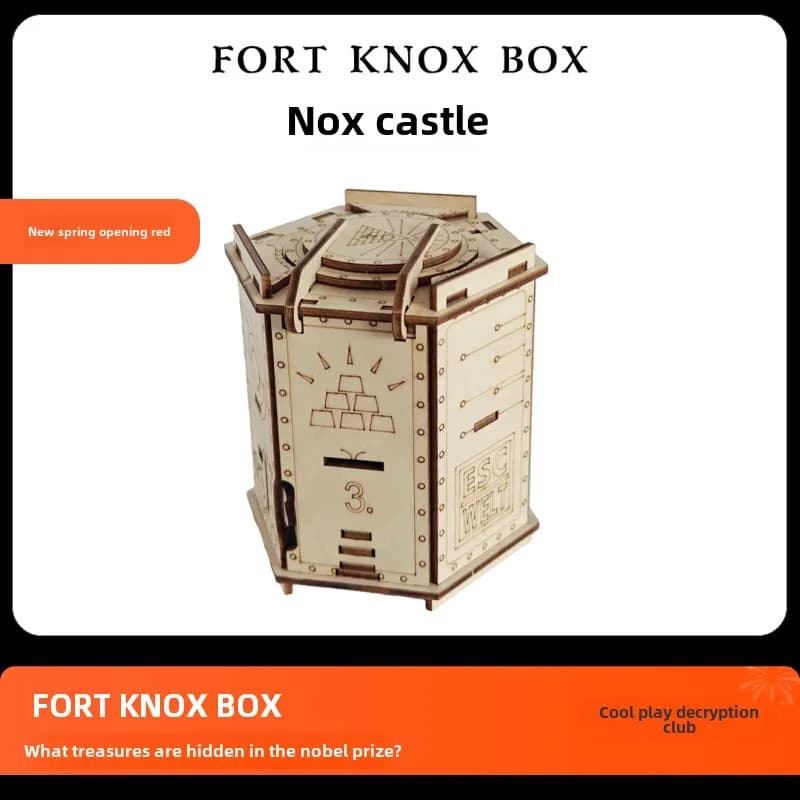 Puzzelkamer Ontsnapping Decryptie Box Decryptie Trap Box Creatief Houten Geschenk Hell Moeilijkheidsgraad Speelgoed
