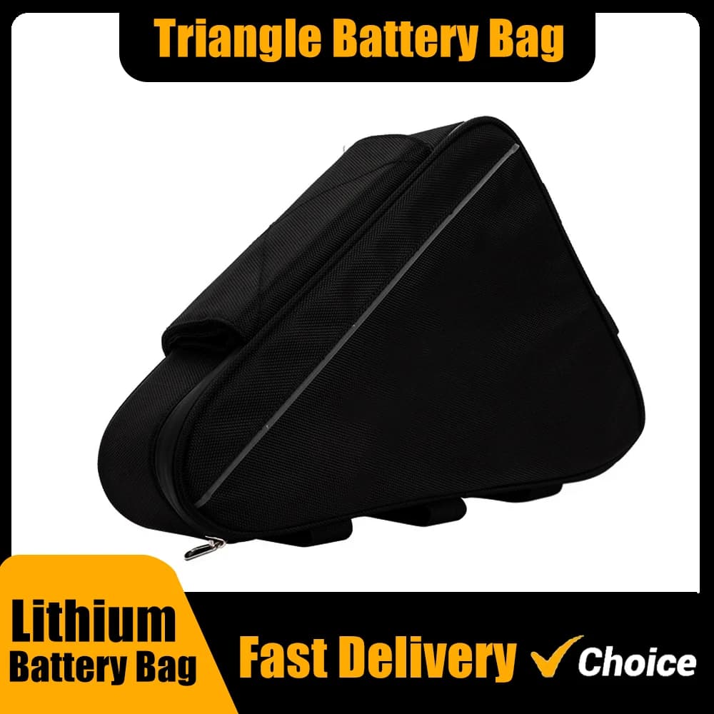 36 V 48 V 60 V 72 V E-BIKE Elektrische Fiets Driehoek Batterij Tas Zwart Fietsframe Driehoek Zakken Max. belasting 126 cellen
