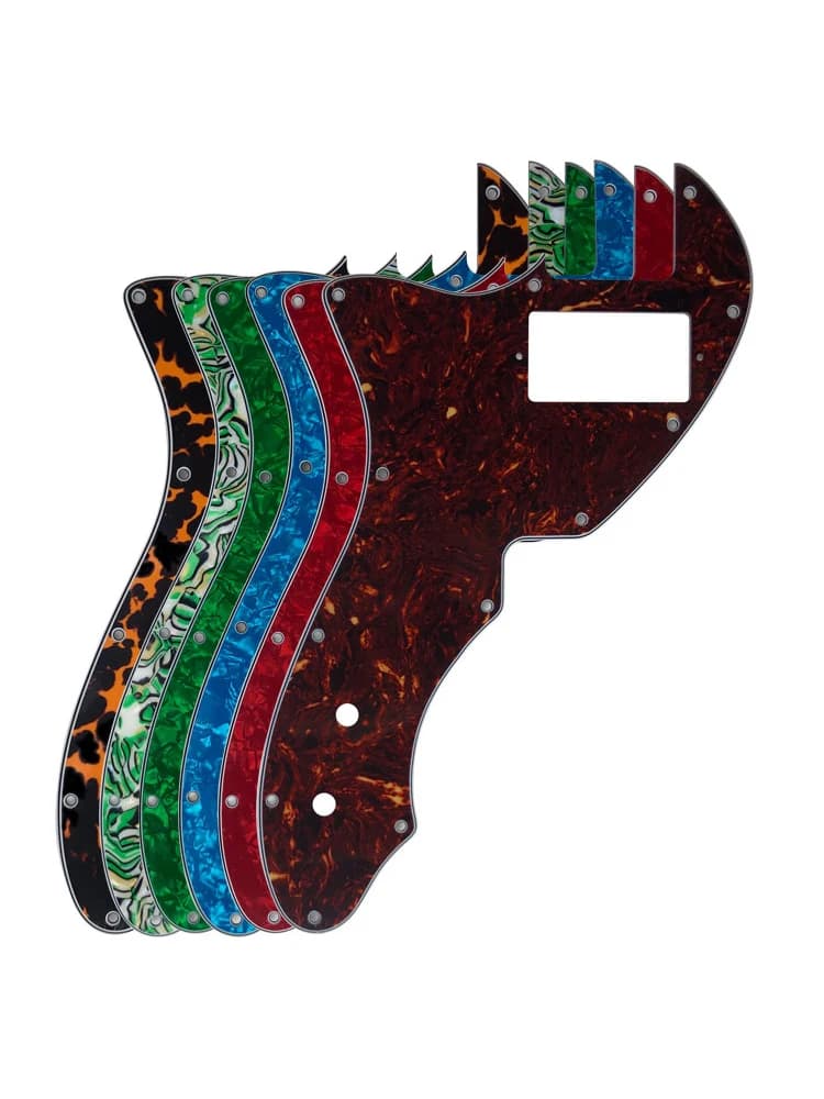 Feiman Custom Gitaaronderdelen - Voor Linkerhand US Thinline Tele 69 Gitaar Slagplaat Met PAF Humbucker Scratch Plaat Zonder Schakelaar