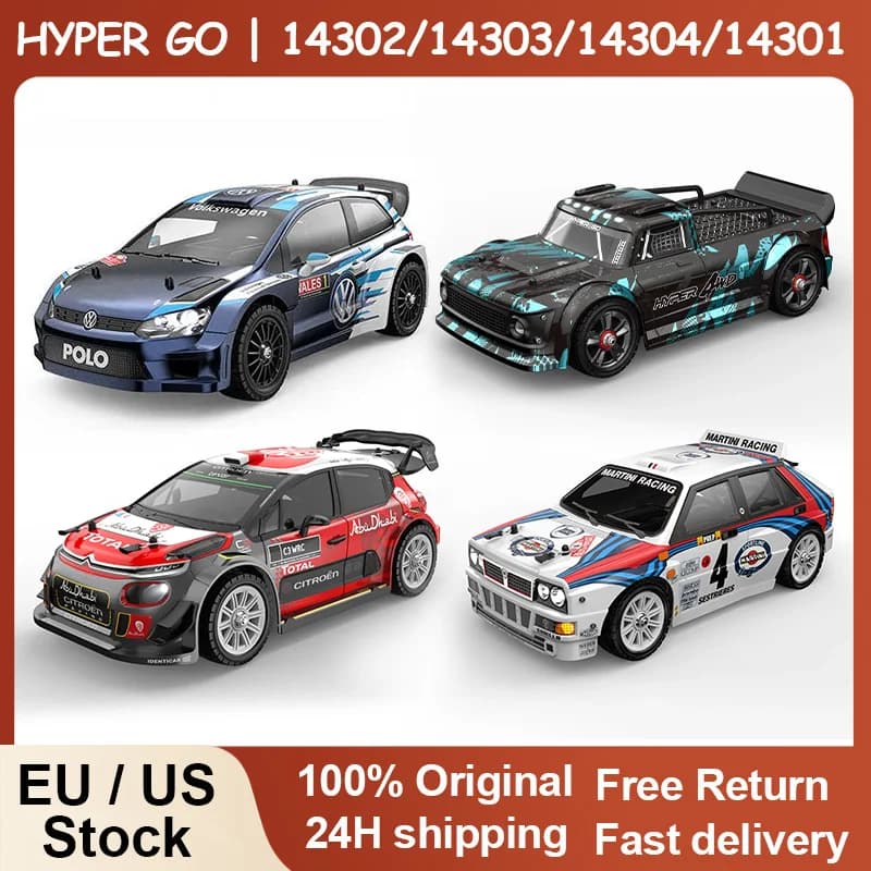 HYPER GO RC MJX 14304 14303 14302 Hoge Snelheid Drift Auto Met Gyroscoop - Elektrisch Speelgoed voor Kinderen Volkswagen Racing Cadeau
