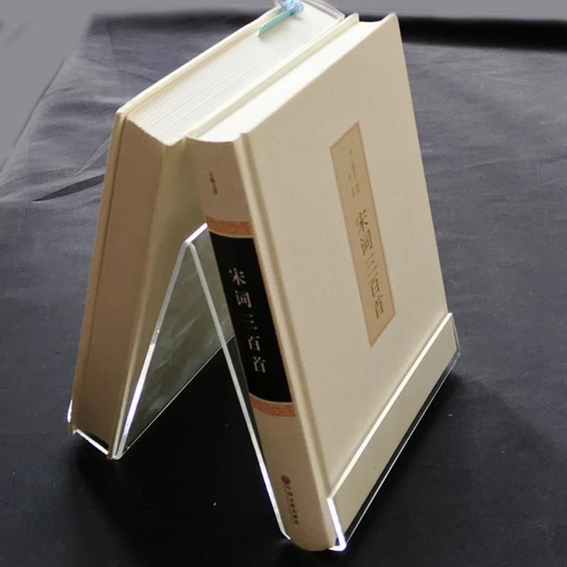 Acryl boek Display Houder, Record Album Display Stand, Boekenplank, Boekhandel, Beugel, Grootte A4, A5, A6, 2Pcs