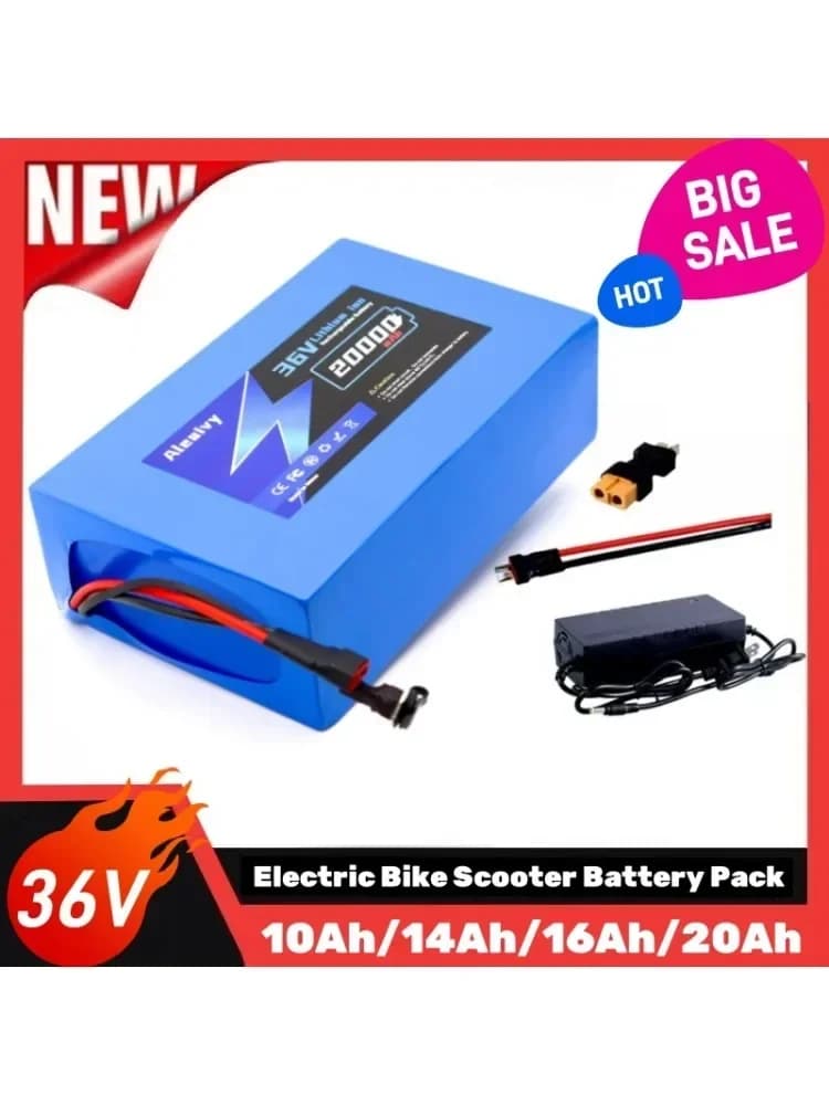 10S7P 36V 20000mAh elektrische scooter lithiumbatterij 18650 batterij 36V 12/16/20Ah elektrische scooter elektrische scooter batterij