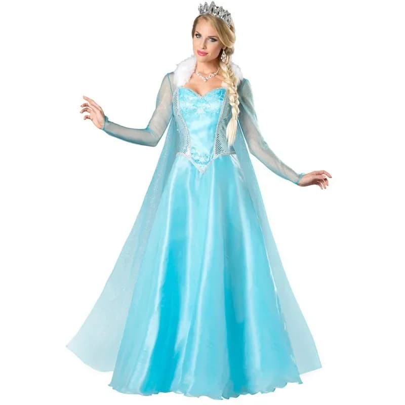 Halloween Purim Carnaval Party Elsa Anna Prinses Kostuum Kerst Elf Frozen Queen Cosplay Fancy Dress