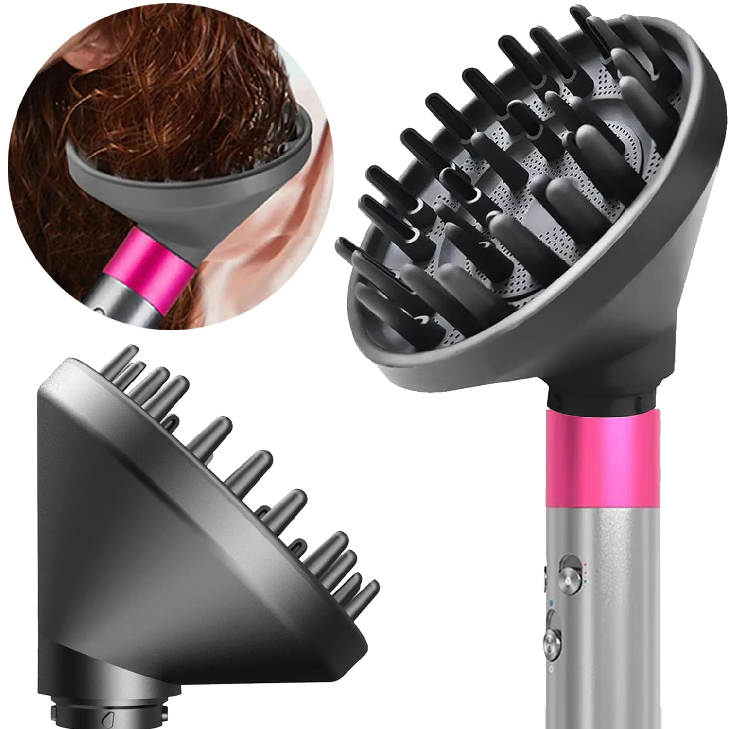 Diffuser Nozzle Hair Styler Nozzle Voor Dyson Airwrap HS01 HS05 SenCiciMen X9 Föhn Professionele Diffuser Haardroger Nozzle