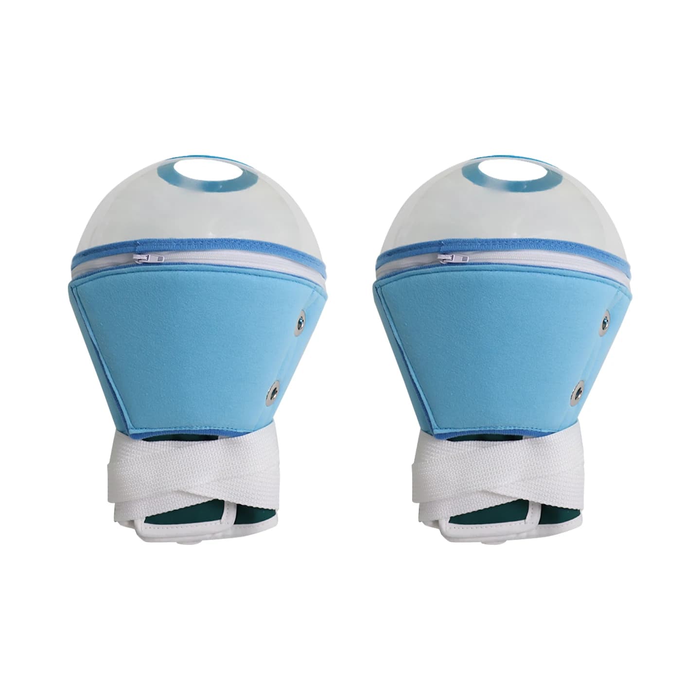 Lantern Restraint-handschoenen Halfbolvormige transparante PVC polsfixatieband voor oudere patiënten met dementie Ademend
