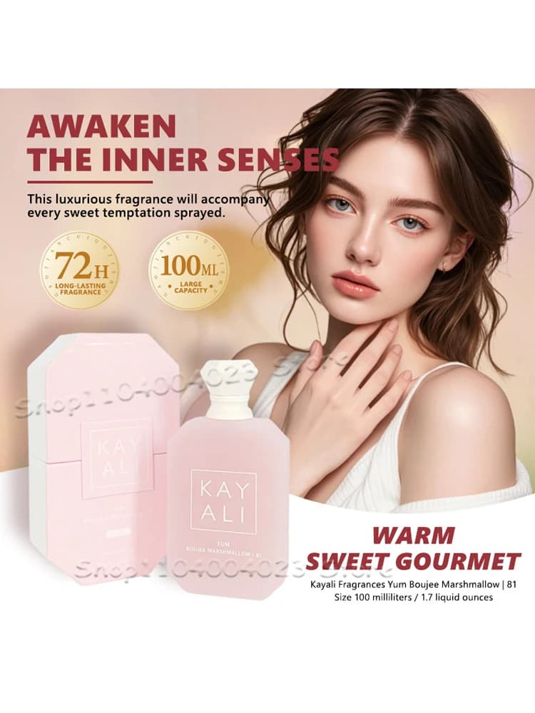 100ML Kayali Yum Boujee Marshmallow 81 Kayali Vanille 28 Yum Pistache Gelato 33 Vanille Candy Rock Sugar 42 Eden Sappige Appel 01