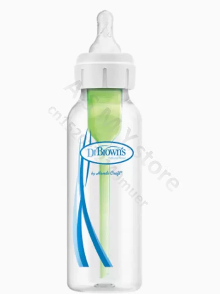 Dr. Brown's pasgeboren babyfles met klep / antikoliek / 250 ml PP-fles / 250 ml glazen fles / speciale flessen voor haas-lip-baby's