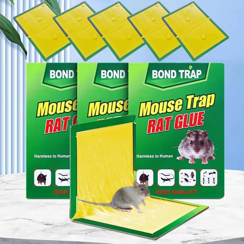 1-20 Stuks Muis Lijm Lijm Board Muizen Catcher Val Muis Board Sticky Rat Lijm Niet-giftige ongediertebestrijding Voor Restaurant Keuken