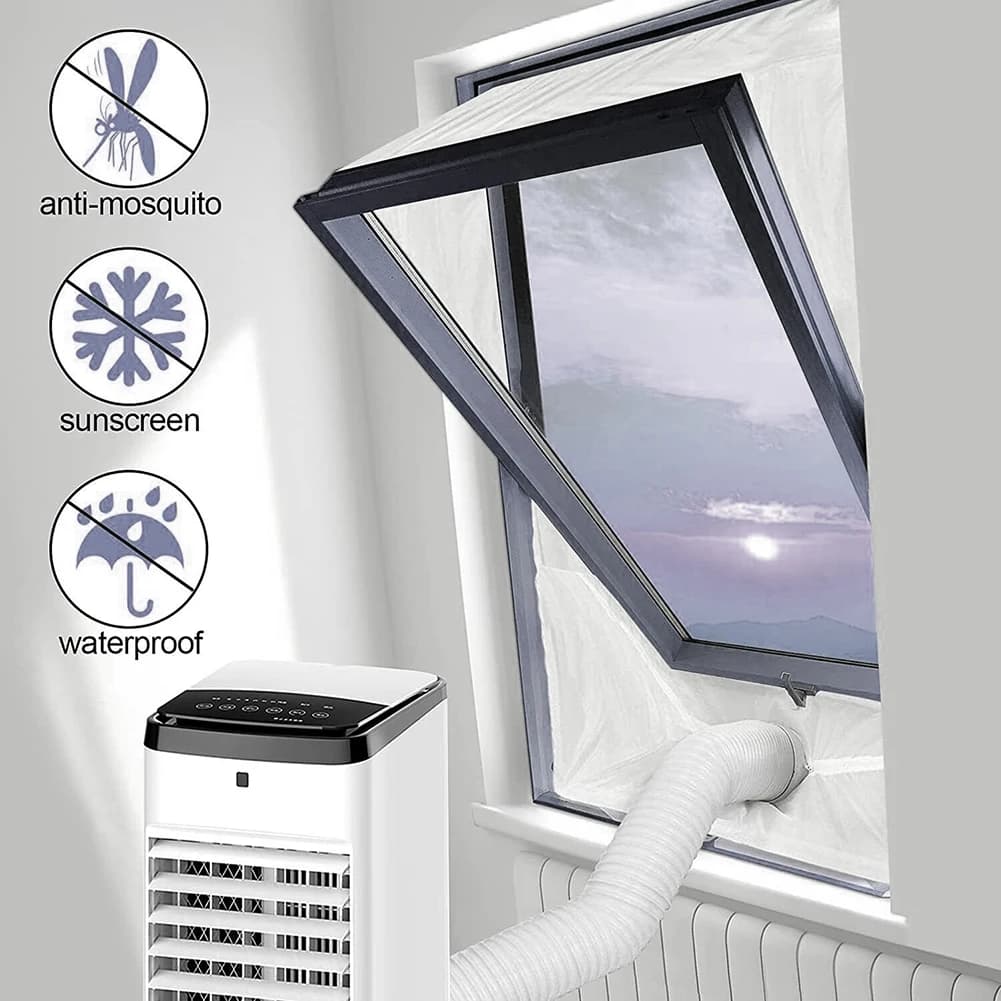 Doekafdichting Afdichtingsdoek Onderdeel Zilver Verdikt Polyester Gecoat UV-bestendig Voor Airconditioning Eenheden Wasbaar 1Set
