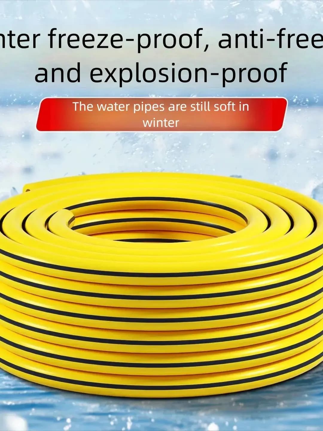 Verdikte waterleiding en slang, hogedruk autowaswaterleiding met binnendiameter van 12 mm en binnendiameter van 16 mm