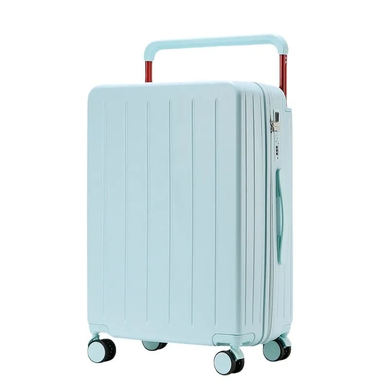 20 "24" 26 inch brede handgreep reiskoffer PC rits rolbagage trolley koffer met wielen handbagage met bekerhouder
