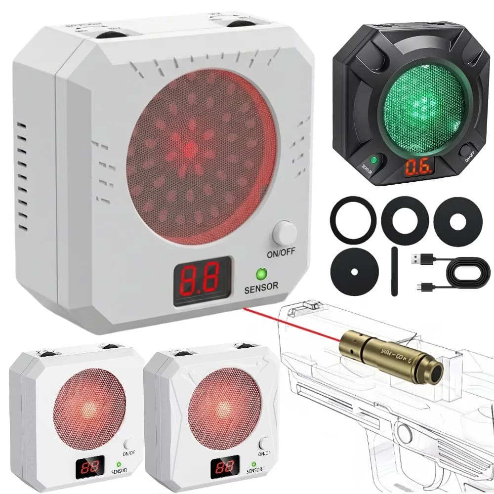 Droog Vuur Laser Training Doel Laser Training Kit voor 9x19mm Training Bullet Elektronische Scoren Laser Doel Training boring Sight