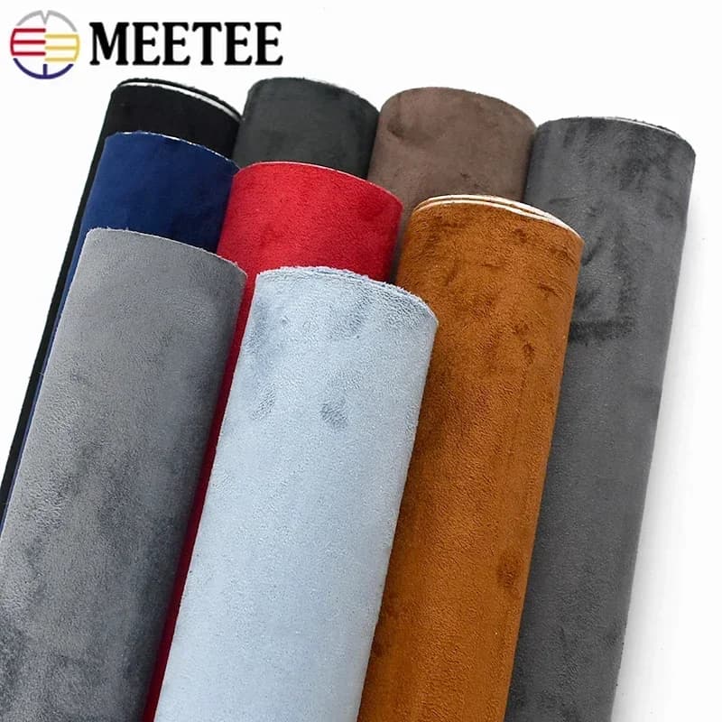 20x30-100*143 cm Synthetisch Leer zelfklevende Stof Suède Lijm Stoffen Per Meter Auto Binnendeur Fluwelen Doek DIY Versieringen