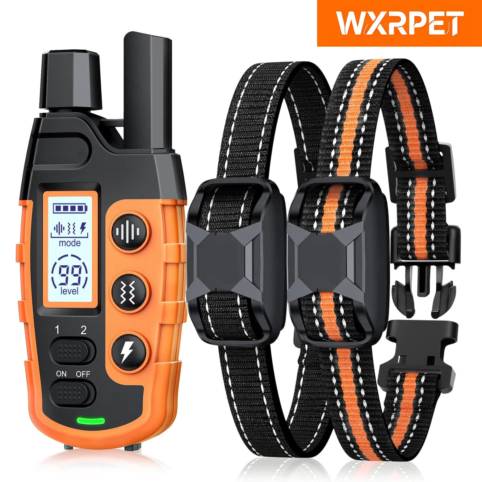 3300Ft Elektrische Hond Training Kraag Afstandsbediening Waterdicht Huisdier GedragVoor 5-120lbs Puppy Met Schok Trillingen