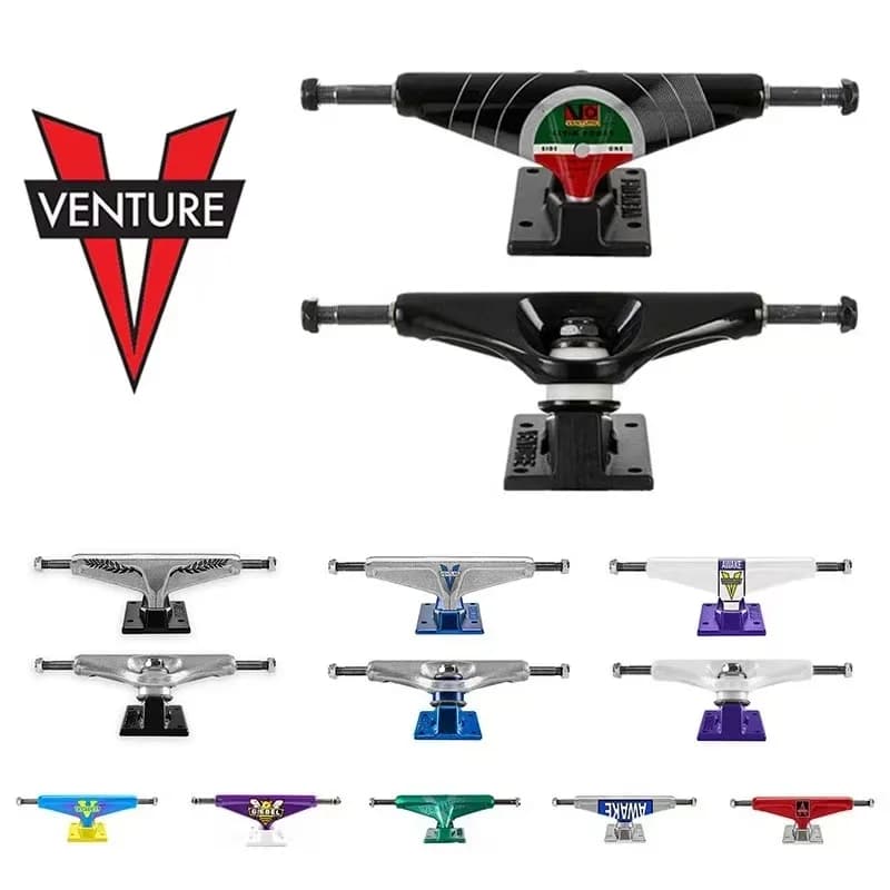 139mm Venture Skateboard Trucks Goede Kwaliteit Aluminium Legering Truck Carbon Staal Holle Kingpin Skate Trucks