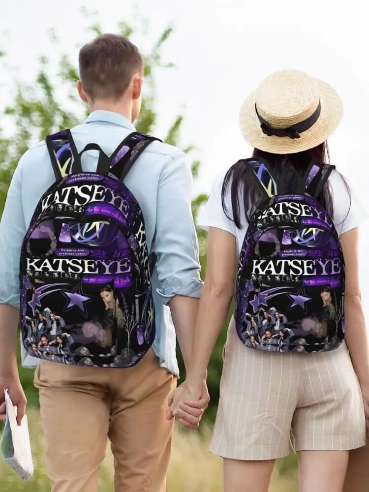 Katseye Fashion Rugzak Sport High School Werk Dagrugzak voor Heren Dames Laptop Schoudertas