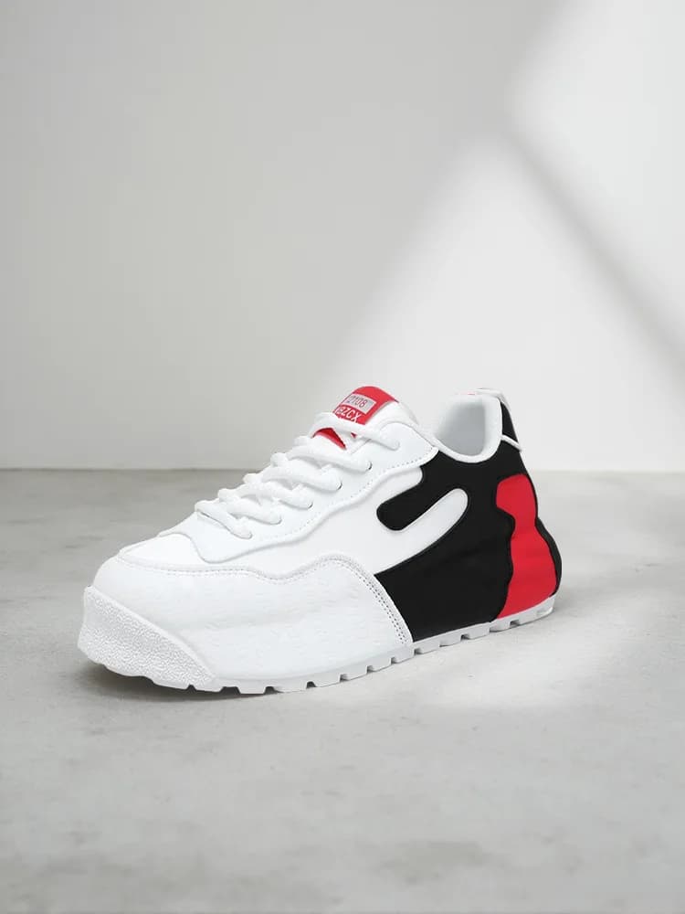 Nieuwe klassieke wedge sportschoenen heren dikke veterschoenen basketbalsneakers grote maat 47 48 heren luxe platform tennisschoenen gymschoenen