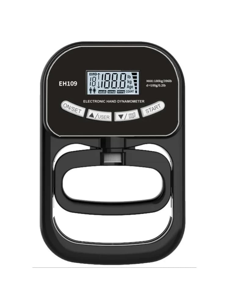 Grip Strength Tester 265Lbs/120Kg Digitale Handdynamometer Grip Strength Meter USB LCD-scherm Handgreep voor krachttraining