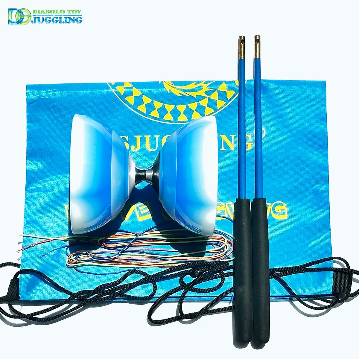 3 Lagers Yoyo Speelgoed Professionele Diabolos Set Verpakking Touw Tas Chinese Flame-Iii Nieuw Aangekomen