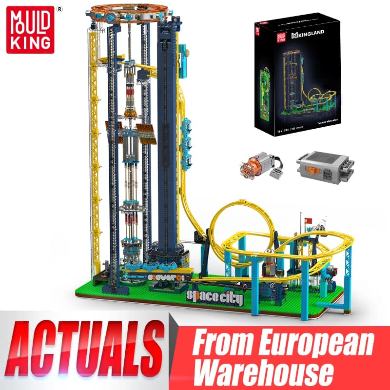 Mould King 11031 Technische Achtbaan Speelgoed De Gemotoriseerde Ruimte Lift Bouwblok Assemblage Steentjes Kinderen Kerstcadeau