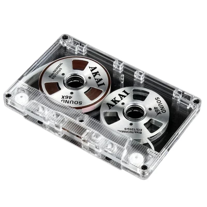 DIY zelfgemaakte aluminium haspelcassette 46-min blanco audio-opnamecassette