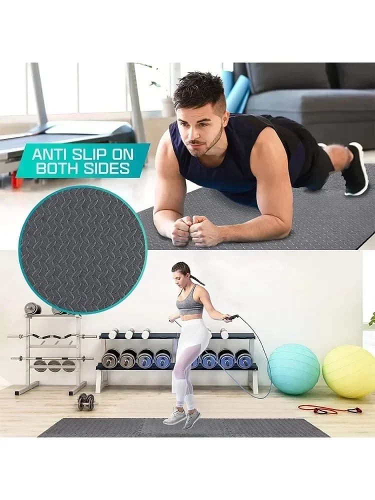 4 ~ 20 stuks puzzel fitnessmat, Eva in elkaar grijpende schuimvloertegels voor thuisgymnastiek, thuisgymnastiekmat, antislip vloermat voor kinderen