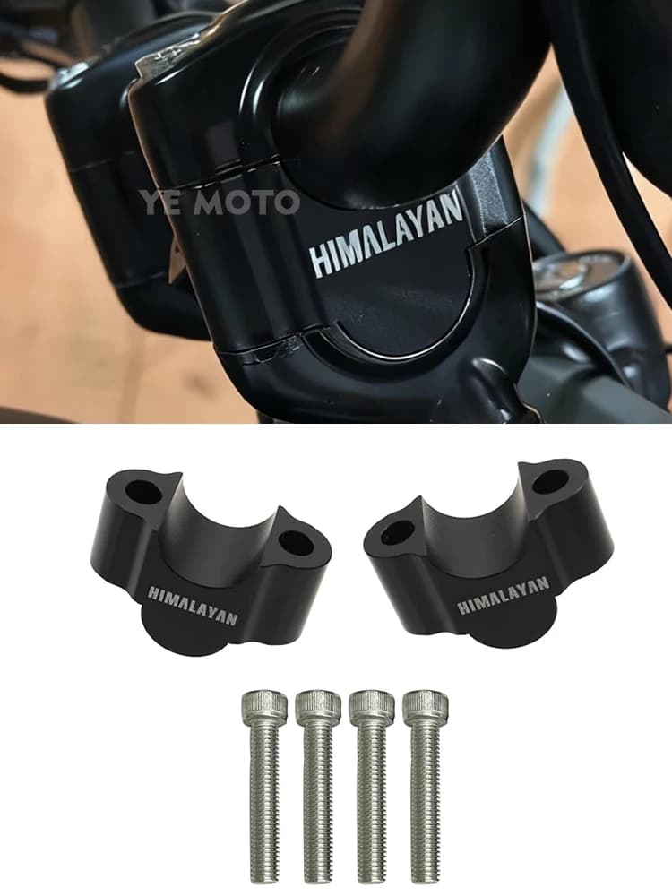 Nieuwe Premium Pull-Back Stuurrisers Handle Bar Clamp Verlengen Adapter Voor RE Himalayan 450 Himalayan 450 HM450 2024 2025