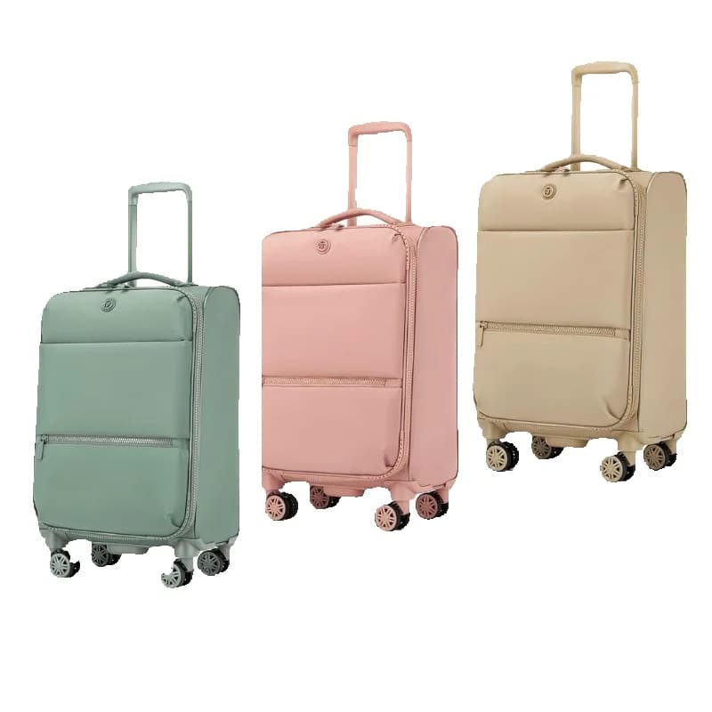 Miss Lulu 59,5x36,5x25 cm lichtere zachte trolleykoffer, apart nat/droog compartiment, ideaal voor korte reizen en zaken