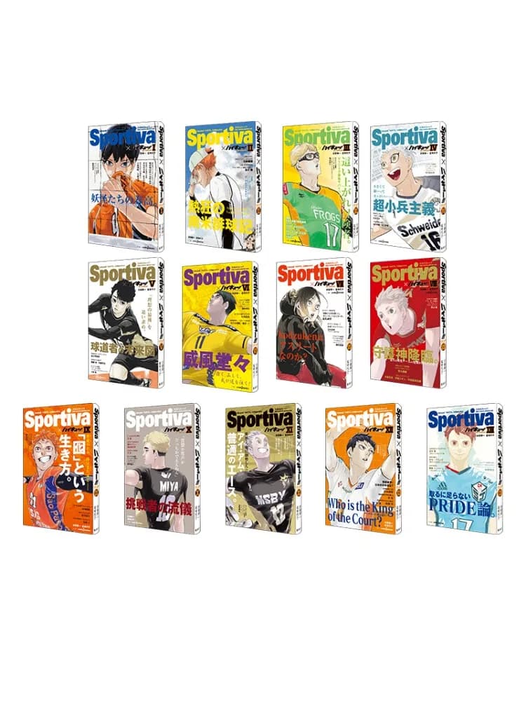 nostraposiemキ Nang Mohamed;heleсバン!! Haikyuu!! romanscollectie Sportiva Sports Magazine Wind Cover Volume 1-13 Originele Japanse versie