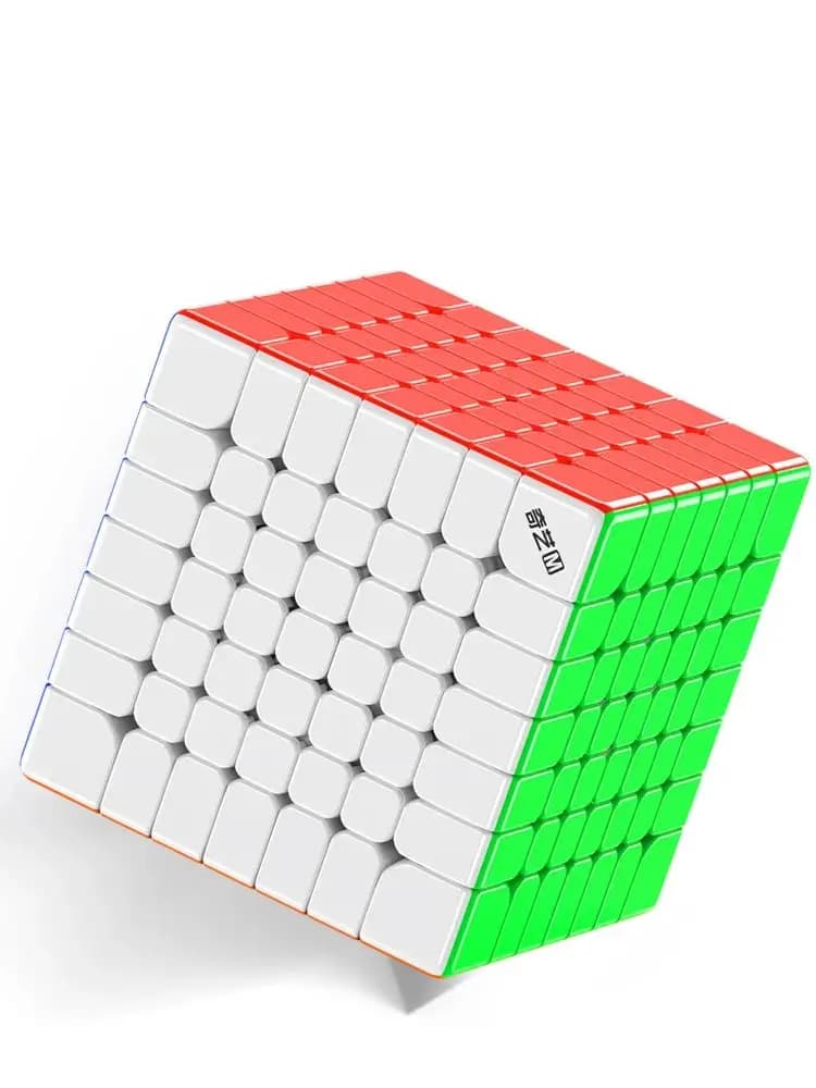 Qiyi 7x7 Magnetische Magische Kubus Stickerloze Professionele Fidget Speelgoed Qiyi Warrior 7x7 Cubo Magico puzzel