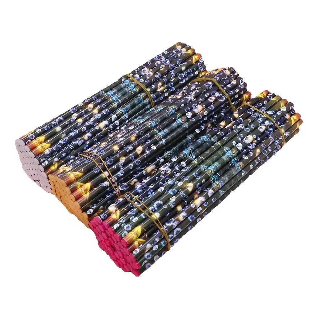 Nagelkunst Dubbelzijdige Stippenpen 3/10/25/50 stuks Zelfklevende Strass Picker Wax Boor Crayon Nagel Stippenpotlood