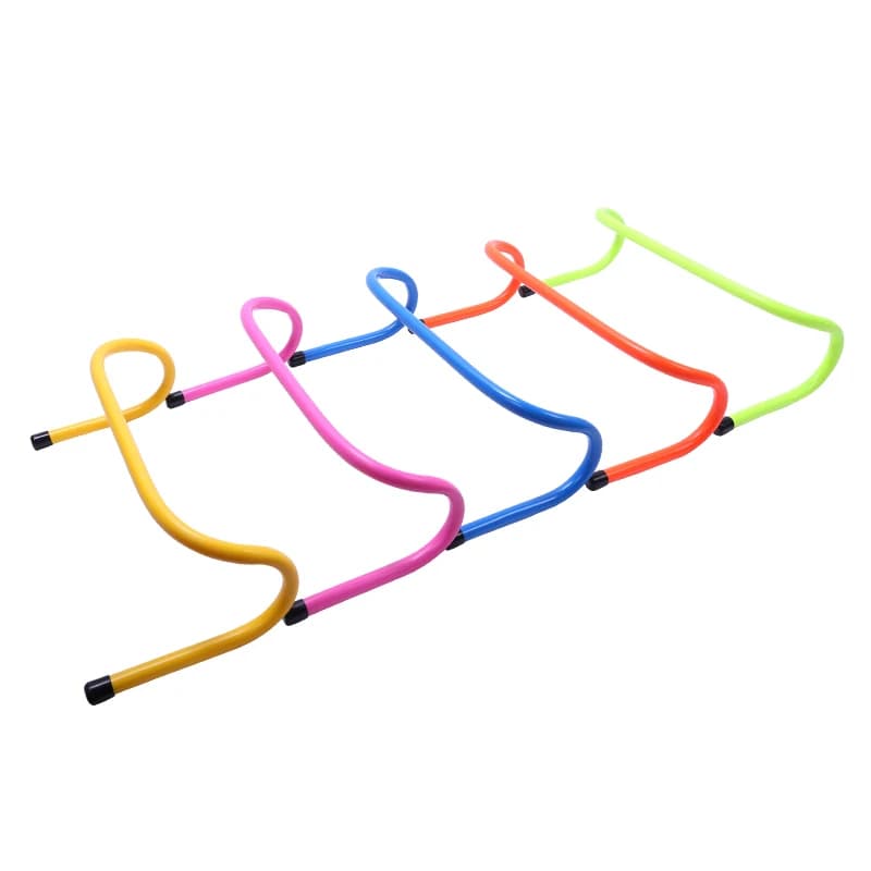 5 Stuks Opvouwbare Hindernisrek Voetbaltrainingsapparatuur Verstelbare Jump Block Behendige Training Kleine Horden Combinatie Hordenframe