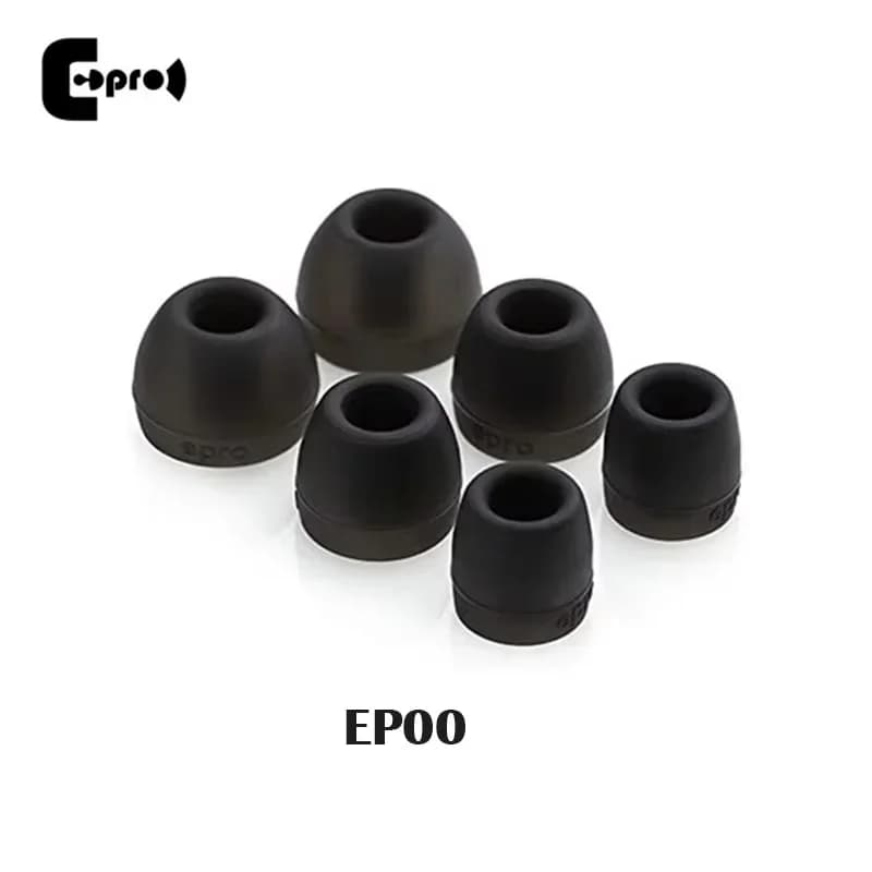 3 paar ePro EP00 3,7 mm gepatenteerde hoornvormige vervangende audiofiele siliconen oordopjes voor in-ear oortelefoon / IEM (eenvoudig pakket)