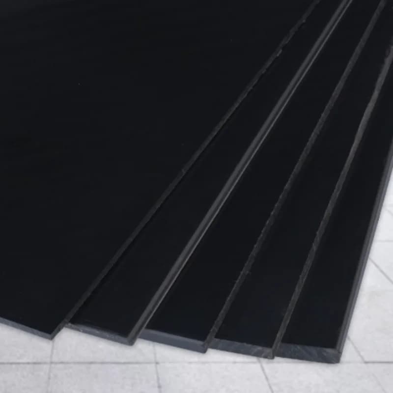 1Pc Zwarte PE Plaat HDPE Board PE Vel Plastic Platte Alkali en Corrosiebestendig Dik 2mm 3mm 4mm 5mm 6mm 8mm - 20mm