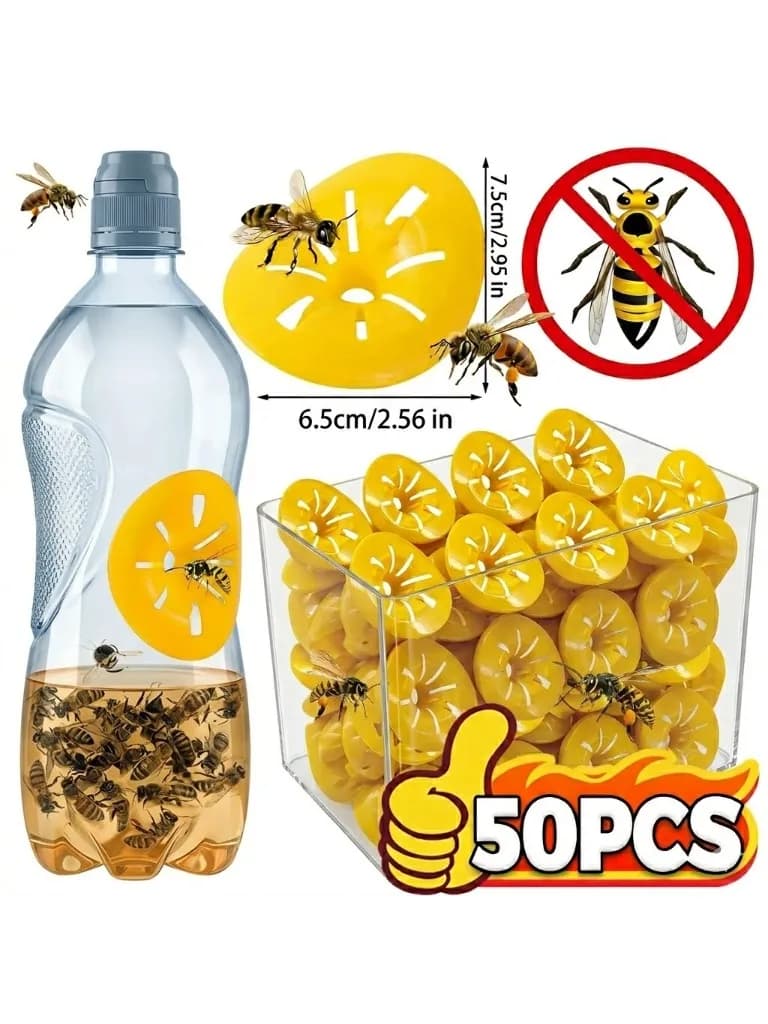 5-20 stuks Buiten Wespval Trechter Herbruikbare Bloem Hoornaar Bij Insectenvanger Vliegval Killer voor Waterfles Tuin Ongediertebestrijding