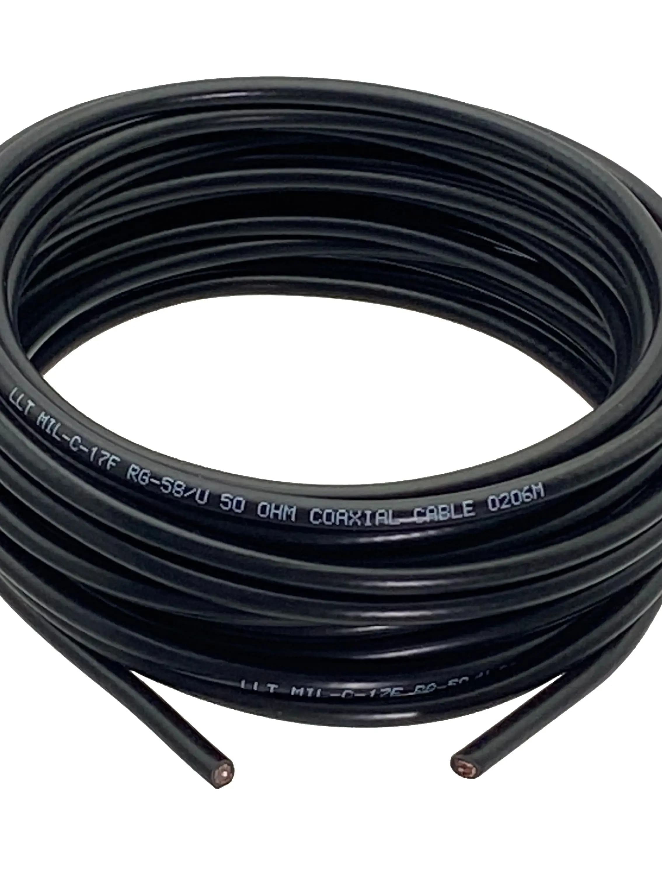 RG58 50-3 RF Coaxkabel Connector 50ohm Coax Transceiver Pigtail Draad Kabels Terminals 1M ~ 100M