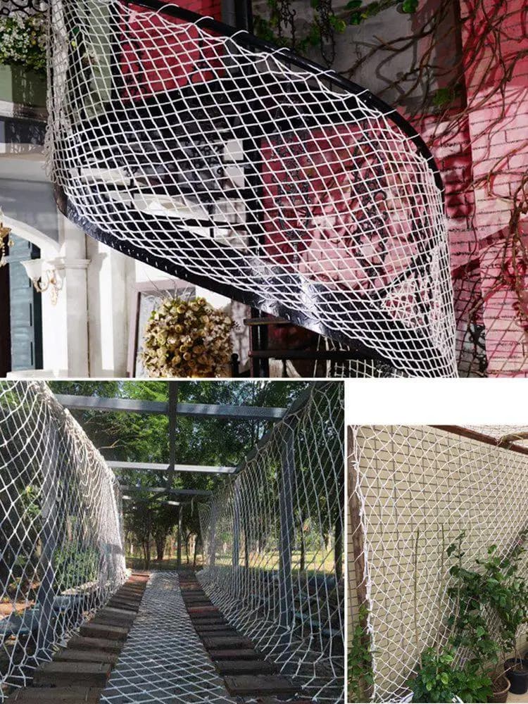 Aanpassen Size Thuis Balkon Reling Trappen Kinderen Huisdier Veiligheid Hek Netto Bouwplaats Tegen Vallende Nylon Touw Mesh Netto