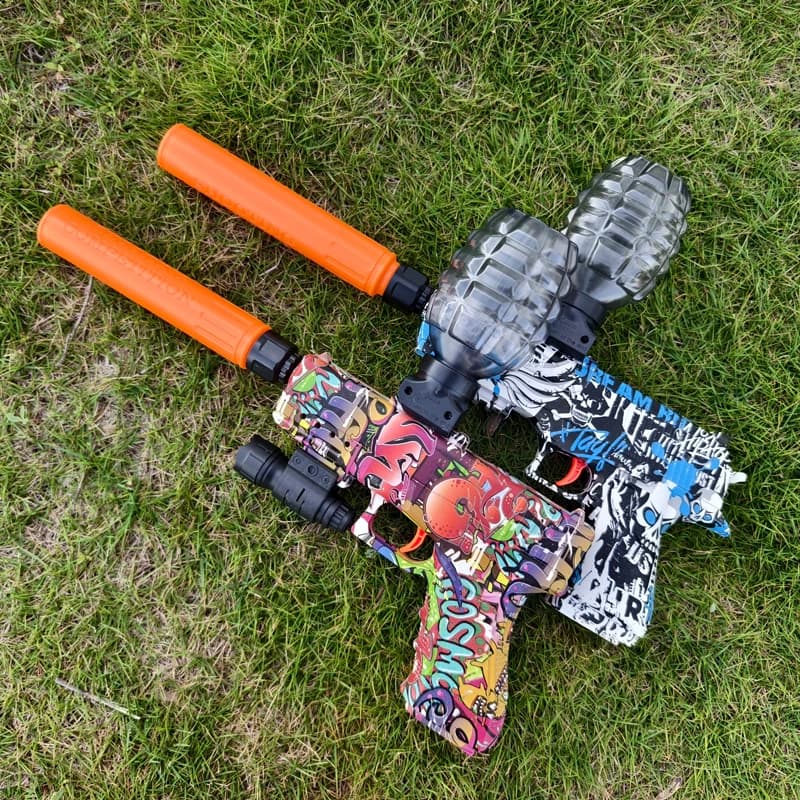 Kinderen Buitenspeelgoed Elektrisch Blaster Gun Schieten Bullet Pistols Zomer Spelen Water Schieten Interactief Party Game Kinderen Volwassen