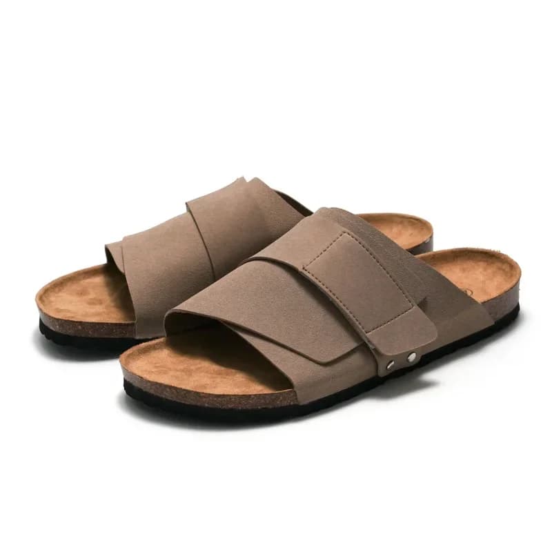 Zomer Nieuwe Kurk Slippers Mannen Paar Vrouwen Sandalen Outdoor Vrije Tijd Mannen Vrouwen Strand Slippers Plus Size 35-45