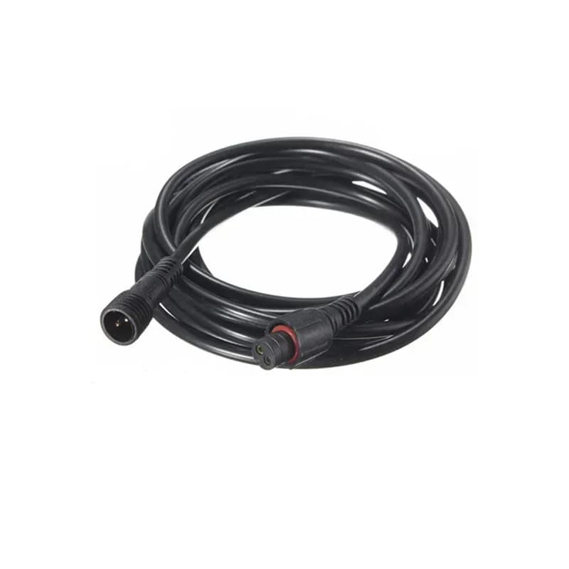 Waterdichte Stekker 2 Pin Man-vrouw Verlengkabel 0.3/0.5/0.75/1.0/1.5/2.5 Vierkante Buiten LED Connector 10 M Lamp Netsnoer