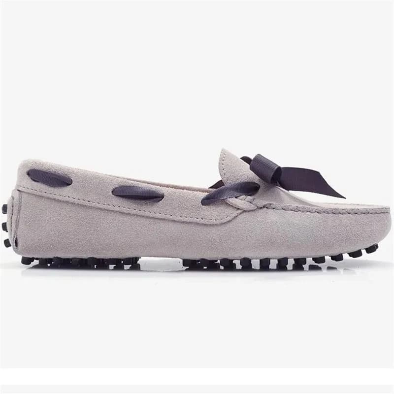 Top Kwaliteit Echt Leer Nieuwe Schoenen Vrouwen 2025, Vlam Flats Casual Mocassins Lente Zomer Dame Loafers Vrouwen Rijden Schoenen