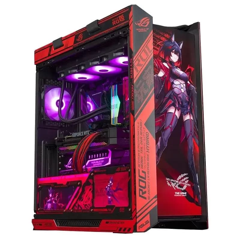 Player Country GX601 Helios UV-printlicht, paneel volledige torenzijde DIY transparant chassis